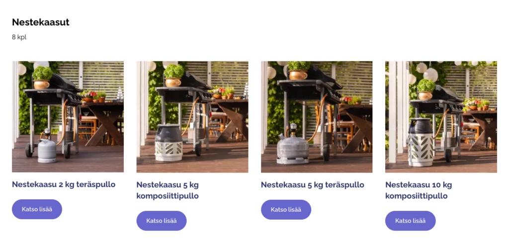 Kuvakaappaus Woikosken verkkosivuilta